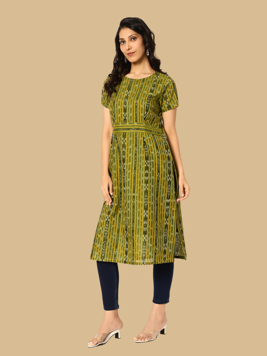 Handloom Sambalpuri Ikat Cotton Kurti