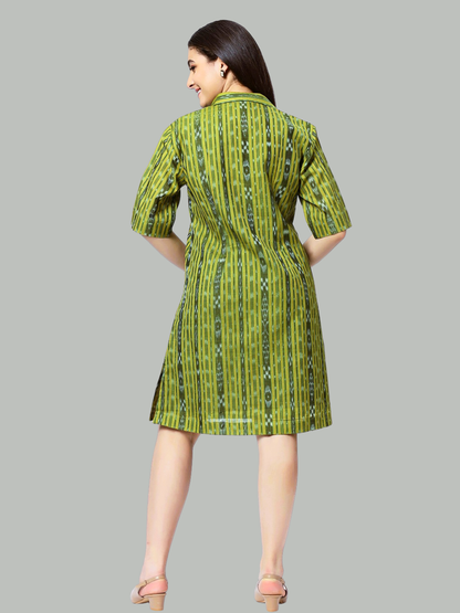Exquisite Handloom Sambalpuri Ikat cotton dress