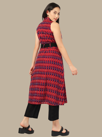 Handloom Sambalpuri Ikat Cotton Kurti