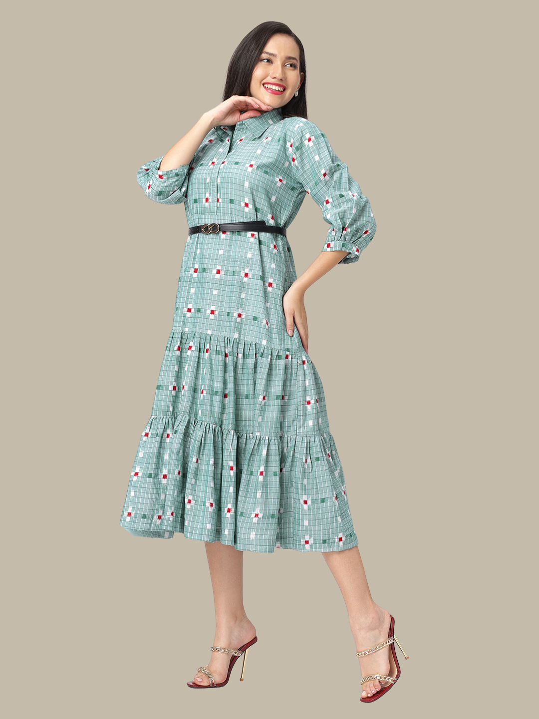 Exquisite Handloom Sambalpuri Ikat cotton dress
