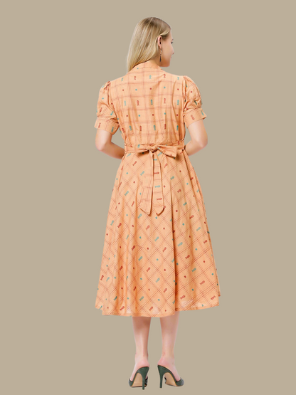 Exquisite Handloom Sambalpuri Ikat cotton dress