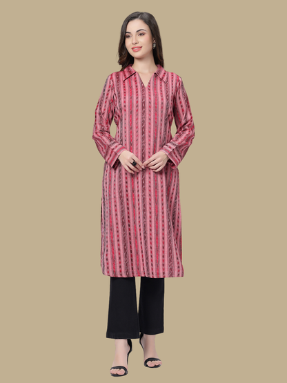 Handloom Sambalpuri Ikat Cotton Kurti