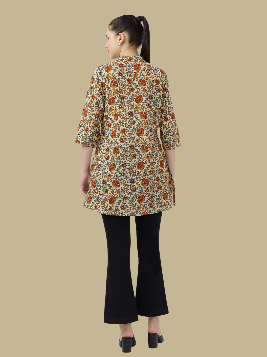 Short Top from Hand Block Printed cotton Fabric