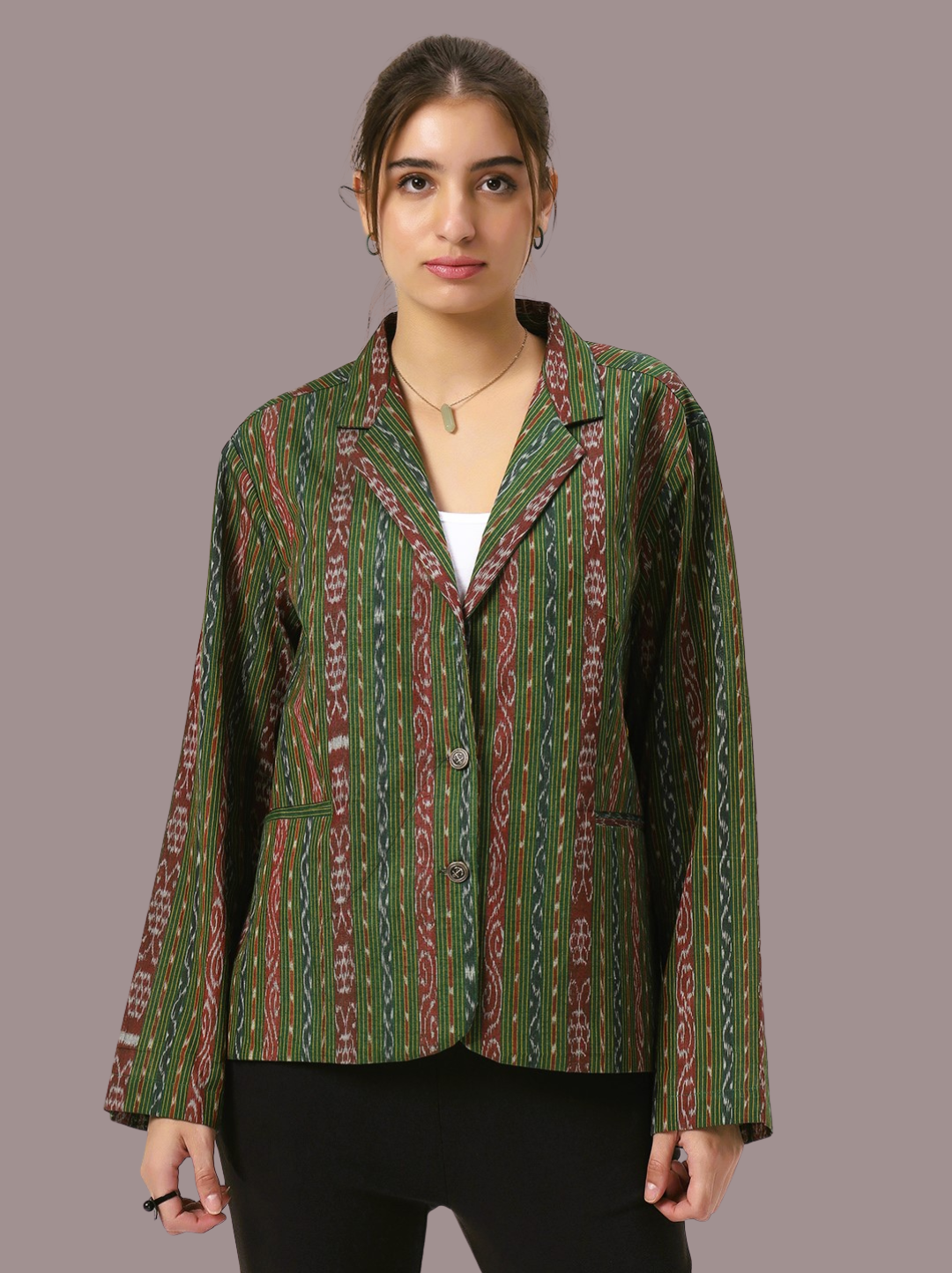 Handloom Sambalpuri Ikat Cotton Jacket