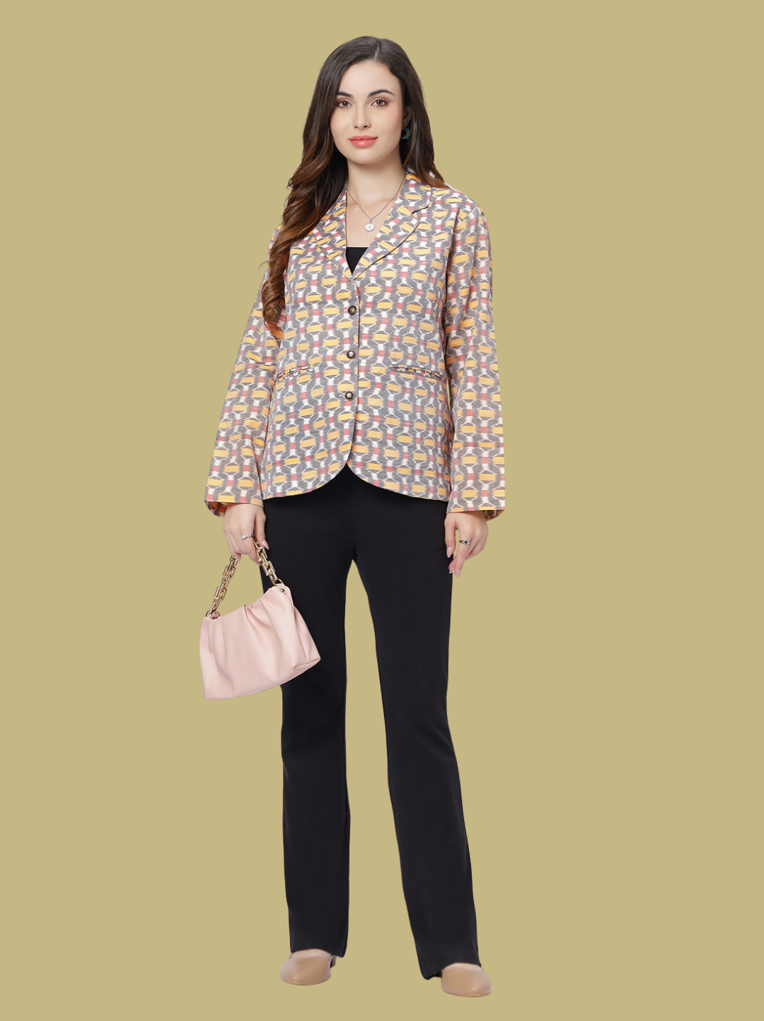 Iconic Handloom Sambalpuri Ikat Cotton Jacket