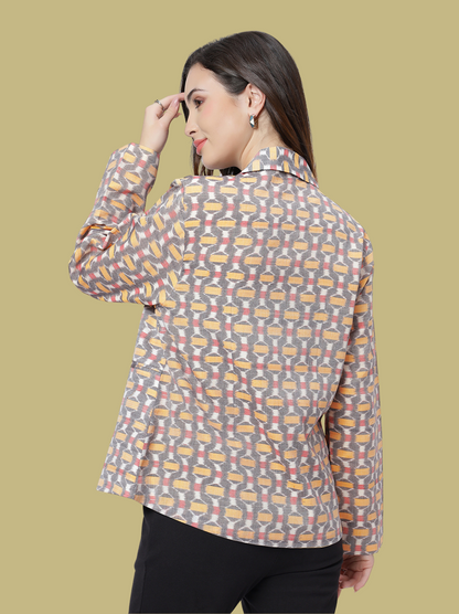 Iconic Handloom Sambalpuri Ikat Cotton Jacket