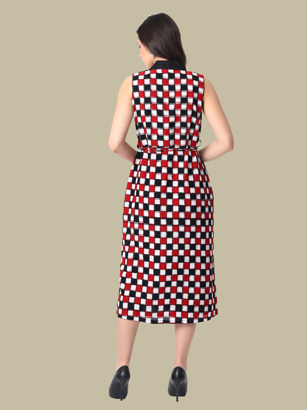 Exquisite cotton dress in Premium Handwoven Sambalpuri Ikat Fabric