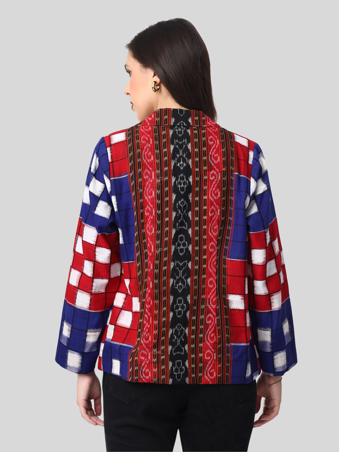 Iconic Handloom Sambalpuri Ikat Cotton Jacket