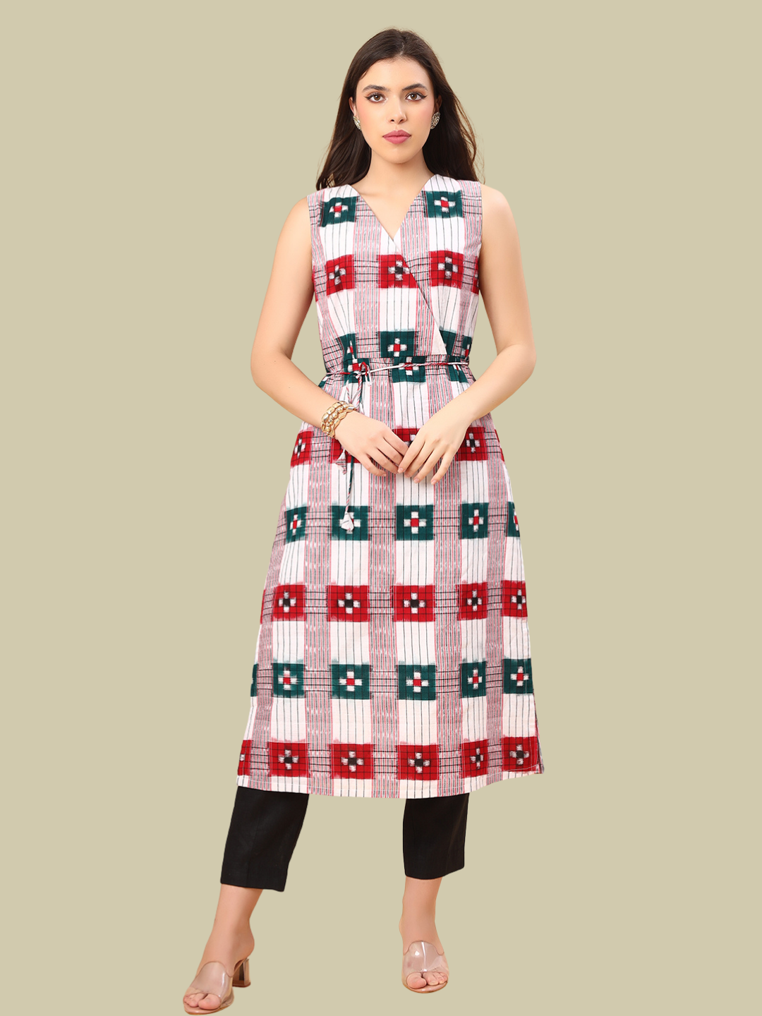 Handloom Sambalpuri Ikat Cotton Kurti