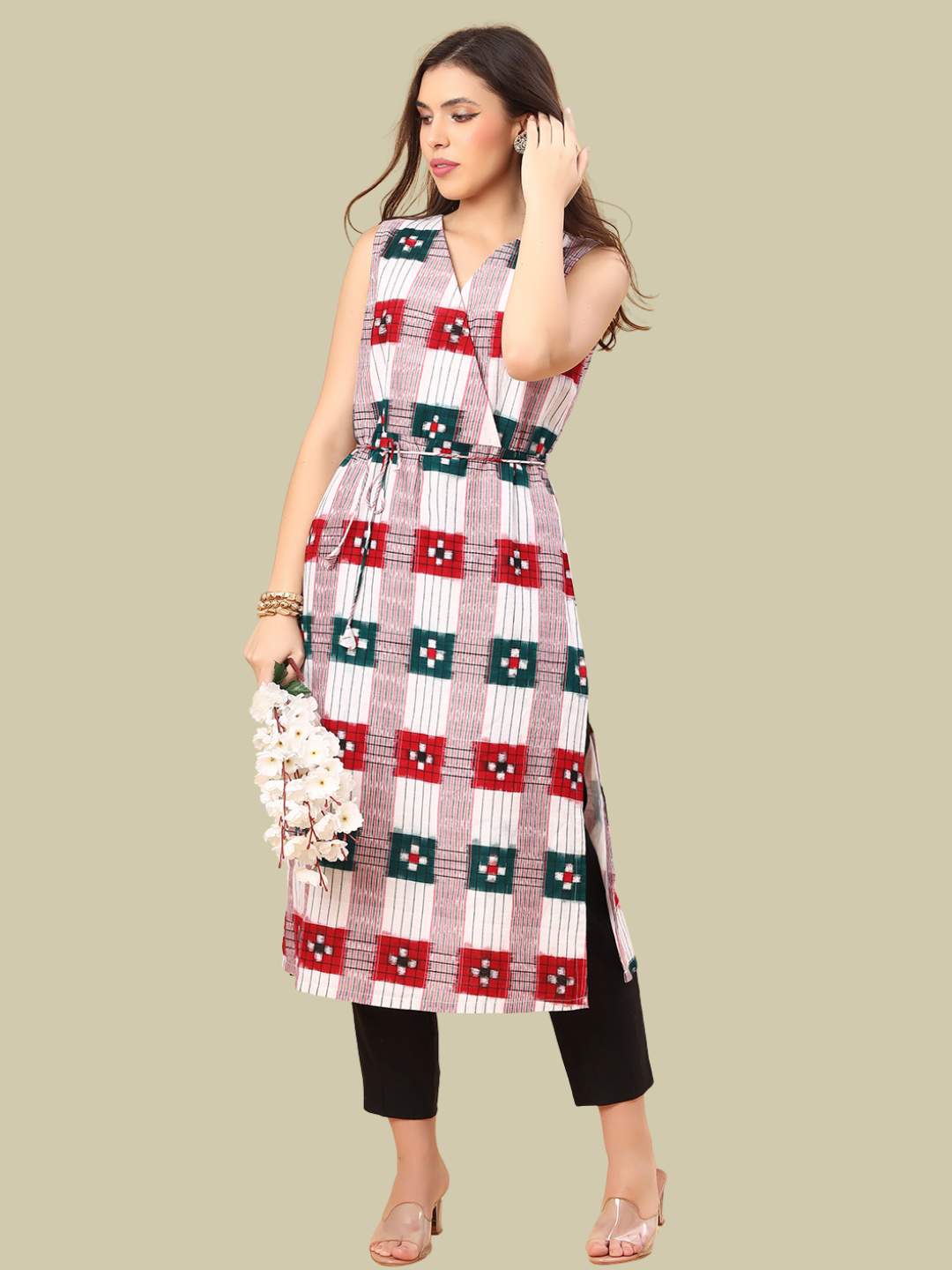Handloom Sambalpuri Ikat Cotton Kurti