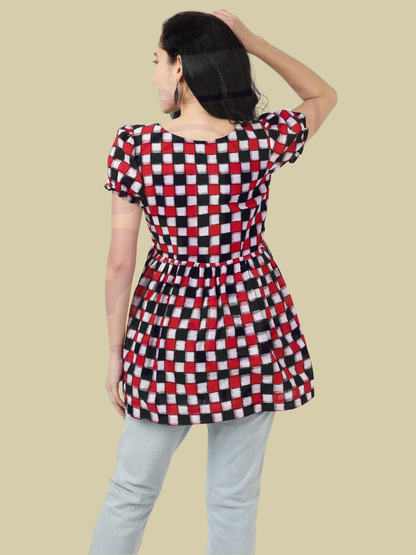 Handloom Sambalpuri Ikat Cotton Short Top