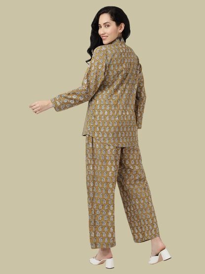 Co-Ord Set from Hand Block Printed pure Cotton Fabric