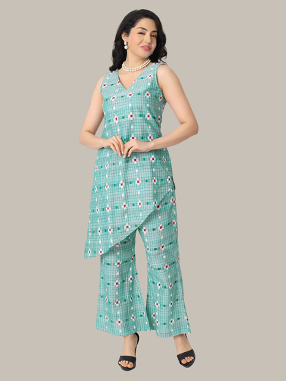 Co-Ord Set from Handloom Cotton Sambalpuri Fabric