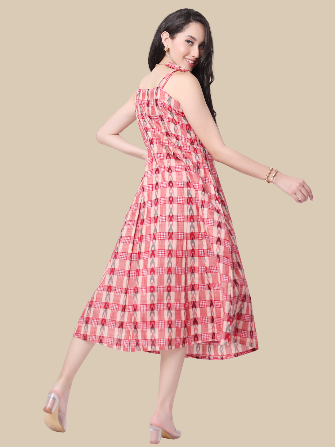 Handloom cotton dress in Premium Double Ikat Sambalpuri fabric