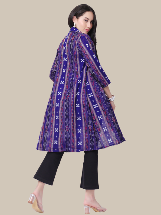 Iconic Handloom Sambalpuri Ikat Cotton Jacket