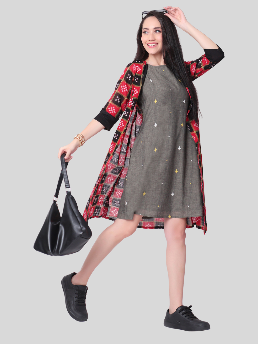 Iconic Handloom Sambalpuri Ikat Cotton Jacket