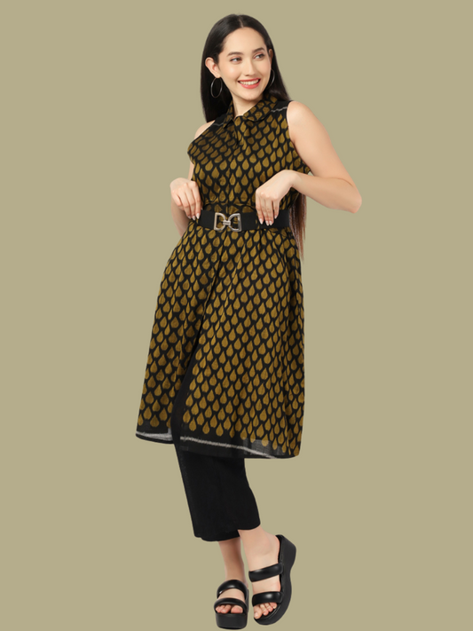 Handloom Sambalpuri Ikat Cotton Kurti