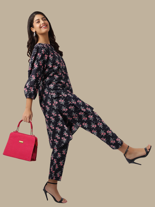 Pure Cotton Co-Ord Set from Hand Block Printed Fabric