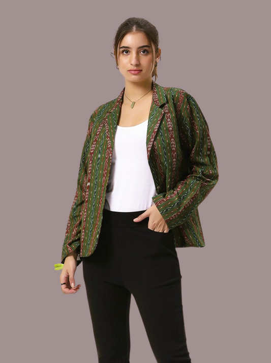 Handloom Sambalpuri Ikat Cotton Jacket