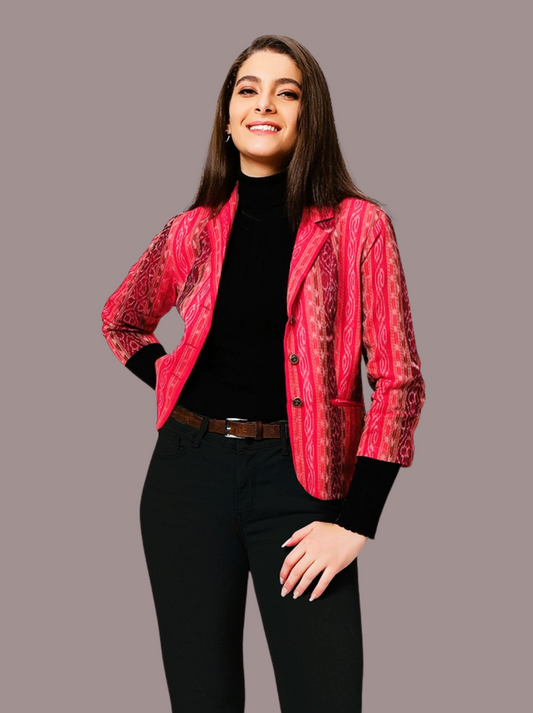 Handloom Sambalpuri Ikat Cotton Jacket