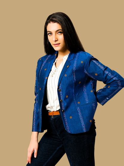 Handloom Sambalpuri Ikat Cotton Jacket