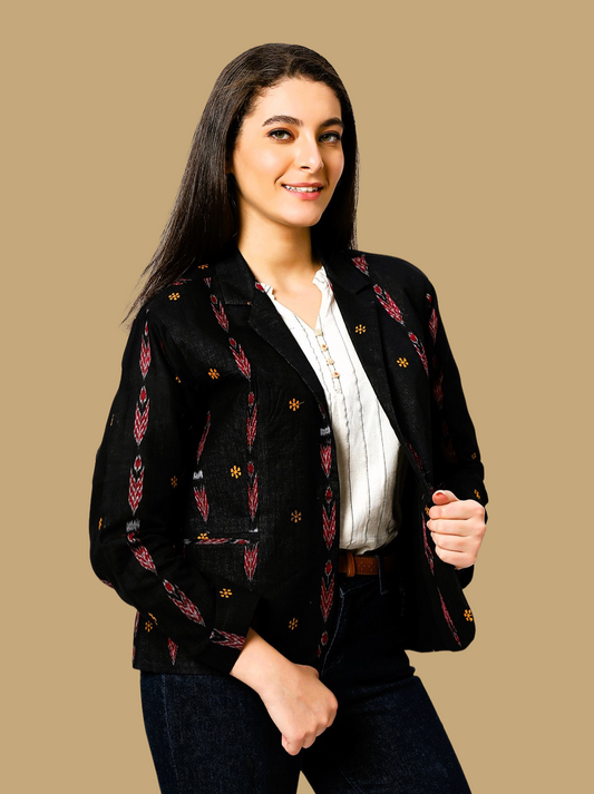 Handloom Sambalpuri Ikat Cotton Jacket