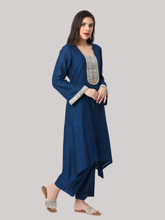 Handloom Sambalpuri Ikat Cotton Kurti and Pant Set