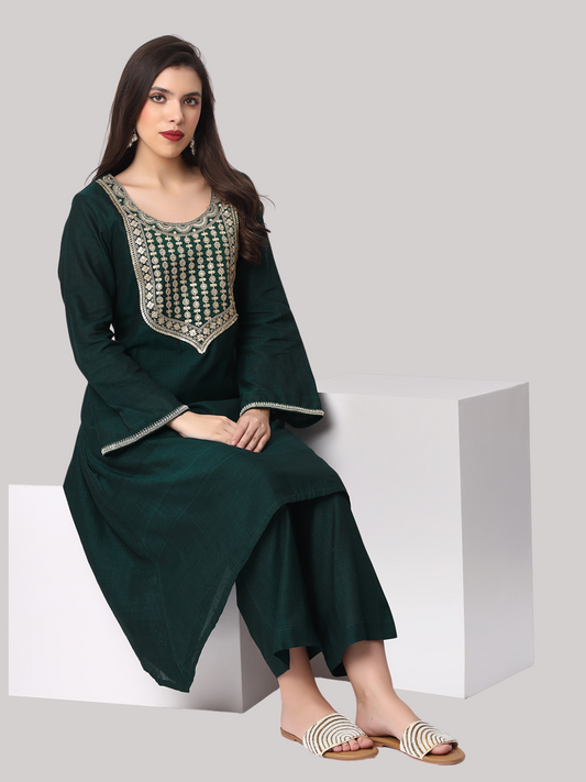 Handloom Sambalpuri Ikat Cotton Kurti and Pant Set (Copy)