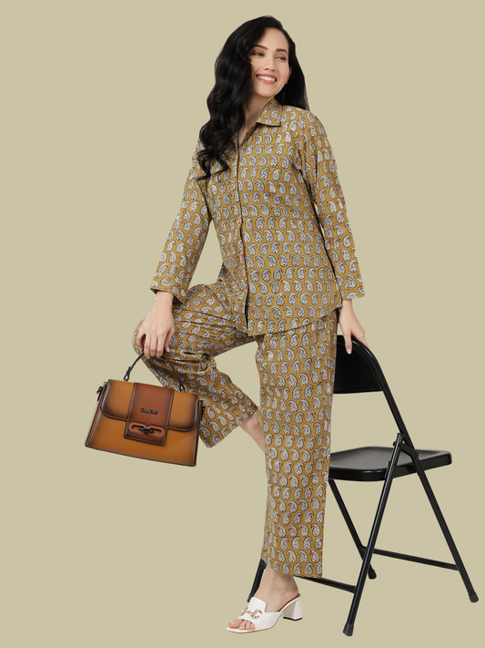 Co-Ord Set from Hand Block Printed pure Cotton Fabric