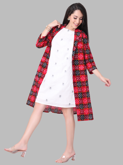 Iconic Handloom Sambalpuri Ikat Cotton Jacket