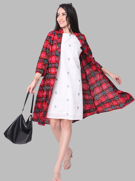 Iconic Handloom Sambalpuri Ikat Cotton Jacket