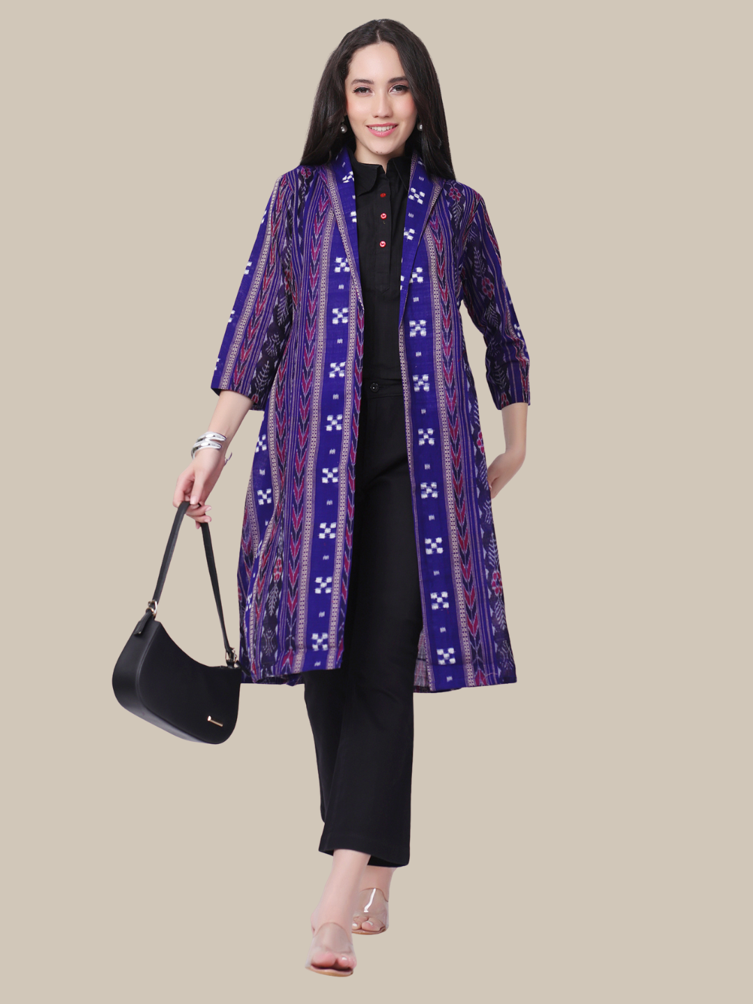 Iconic Handloom Sambalpuri Ikat Cotton Jacket